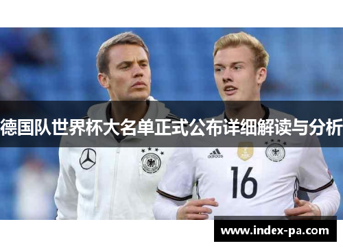 德国队世界杯大名单正式公布详细解读与分析