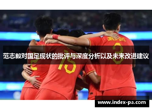 范志毅对国足现状的批评与深度分析以及未来改进建议